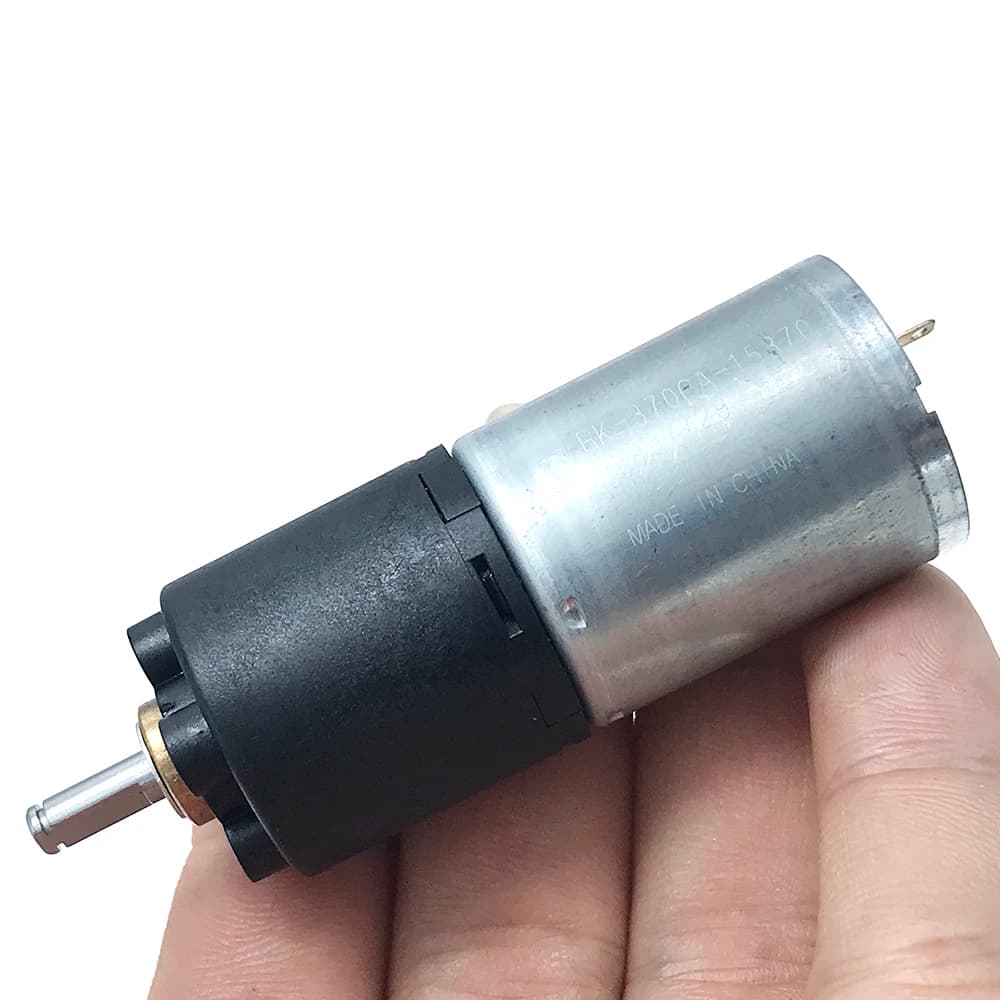 Mabuchi DC 5V-12V 22RPM-58RPM Micro 370 Gear Motor Planetary Reducerbox D-shaft for Intelligent Toilet Trash Can Reducer Engine