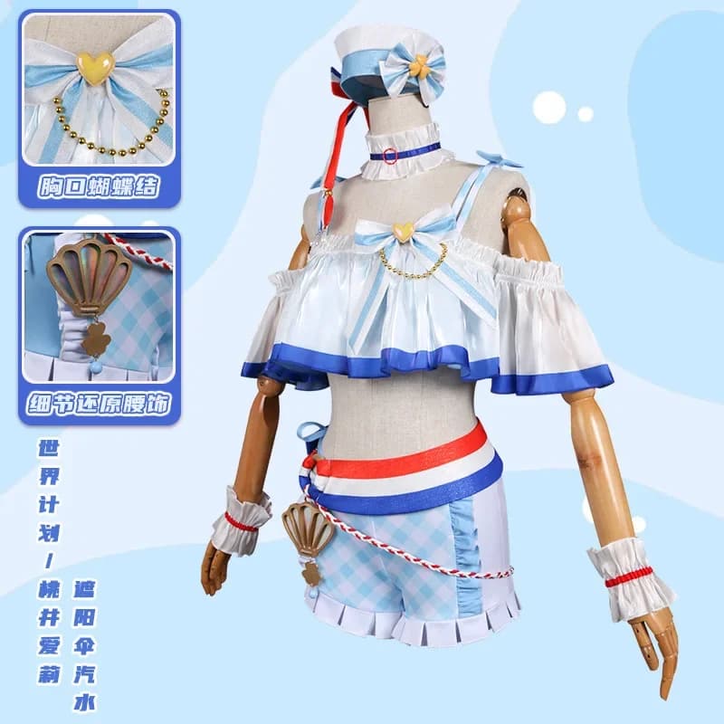 Halloween Natale Ruolo PJSK Gonna Costume sexy Costume da bagno Recentemente costume da bagno Momoi Airi Costume cosplay 2025 nuovo