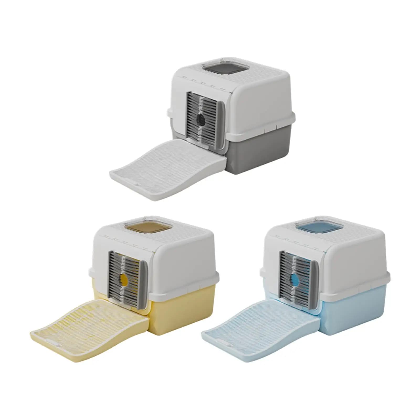 Lettiera per Gatti Coperta di Grandi Dimensioni, Rimozione Efficiente dei Peli, Facile da Mantenere, Arredo Nascosto per la Casa degli Animali Domestici