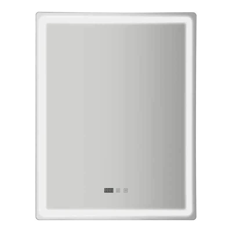 LED Bathroom Mirror Wall Mount Rectangular Smart Mirror Defog Bathroom Mirror with Infinite Dimming Light