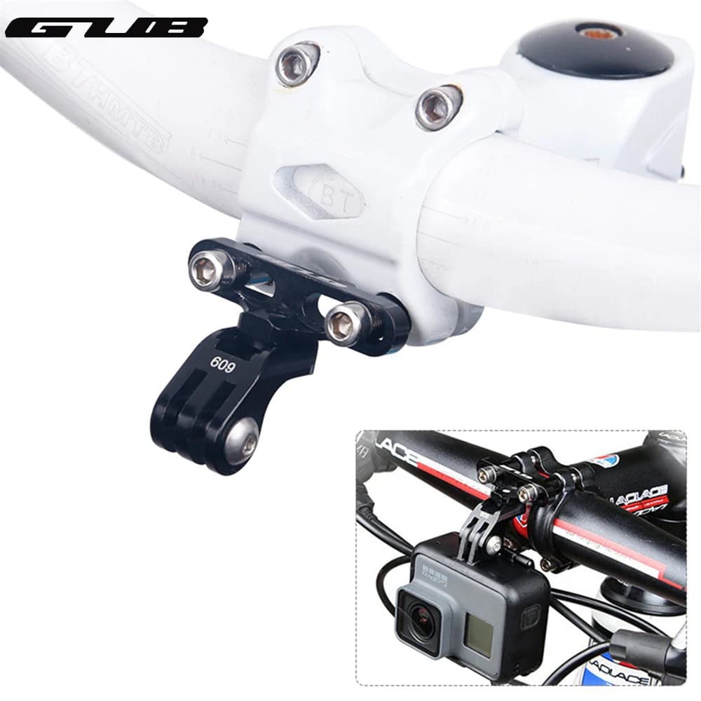 GUB 609 Aluminum Bicycle Carrier Adapter for GoPro Camera and Accessory Light Lampholder for Digital Camera Bicycling