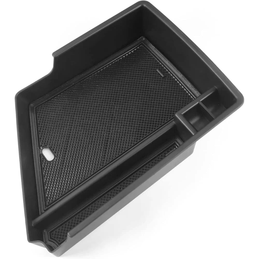 Accessori per auto Console centrale Vassoio Bracciolo Scatola di immagazzinaggio Divisore ABS Nero Vassoio per auto funzionale per Cadillac Lyriq 2023-2025