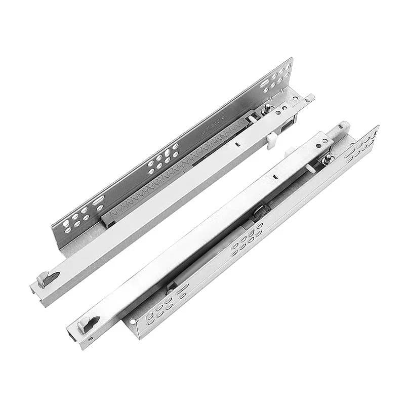Concealed Undermount Drawer Slides,Hydraulic Soft Close Silent Damping Cabinet Drawer Runner Hardware