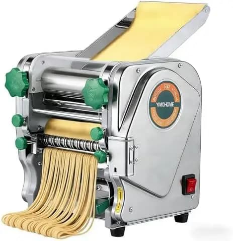 Macchina per Pasta Commerciale da 750W in Acciaio Inossidabile – Sfogliatrice Professionale per Pasta e Impasto per Ravioli per Casa e Ristorante