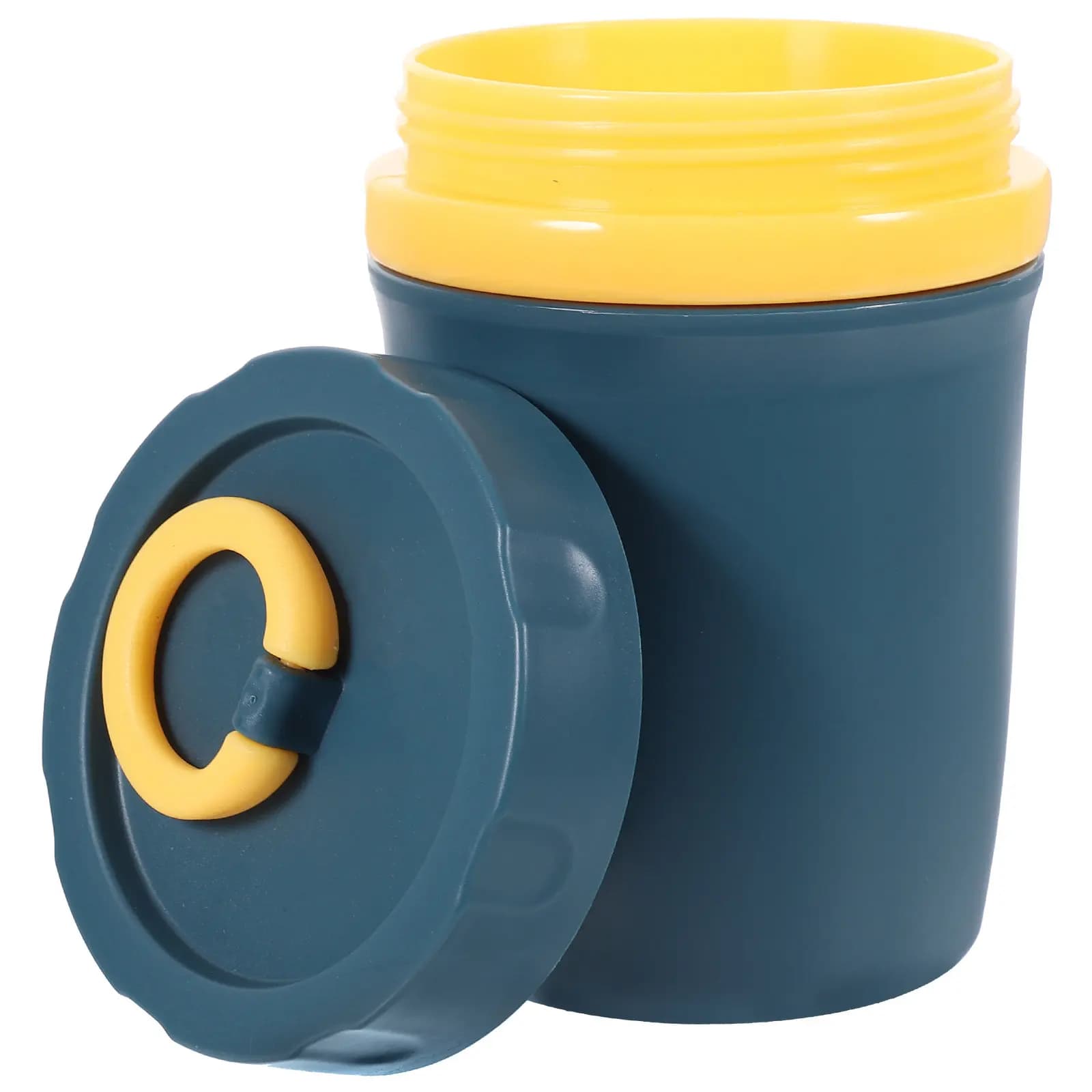 Container for Sealed Soup, Suitable for Microonde, Antigoccia, Portable with Cover and Cucchiaio for Home, Office, School, Lunch, Pasti Preparation
