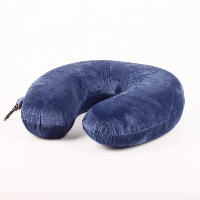 Cuscino per pisolino da ufficio cuscino per colonna vertebrale cervicale da viaggio per aereo cuscino a forma di U cuscino per collo in Memory Foam a forma di U a rimbalzo lento