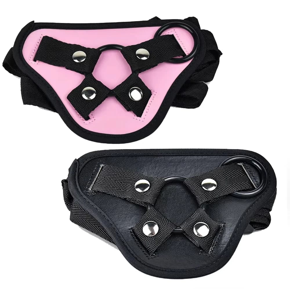 NYOTA Leather Strap-on Penis Dildo Adjustable Bondage Harness Bottom Sex Toys For Women Men lesbian Belt Adult Supplies Sex Shop