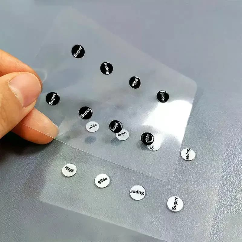 1 Pack Glass DIY Universal Dots Mouse Feet Pads Sticker for Gaming Mouse Anti-Slip Pad