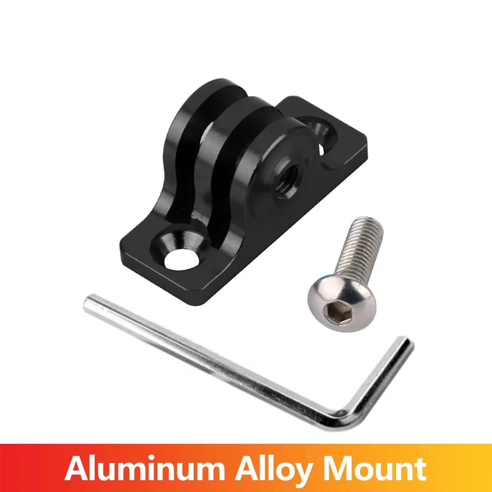 Adattatore per Montaggio Fotocamera in Lega di Alluminio con Vite M5 per GoPro Hero 13 12 11 10 9 DJI OSMO Action 5 4 3 Accessori per Action Camera
