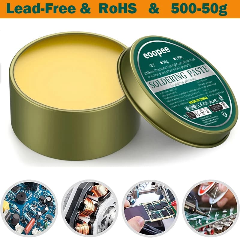 Welding flow paste for electronics No clean flow Lead-free welding circuits Copper electrical wire Safe welding paste