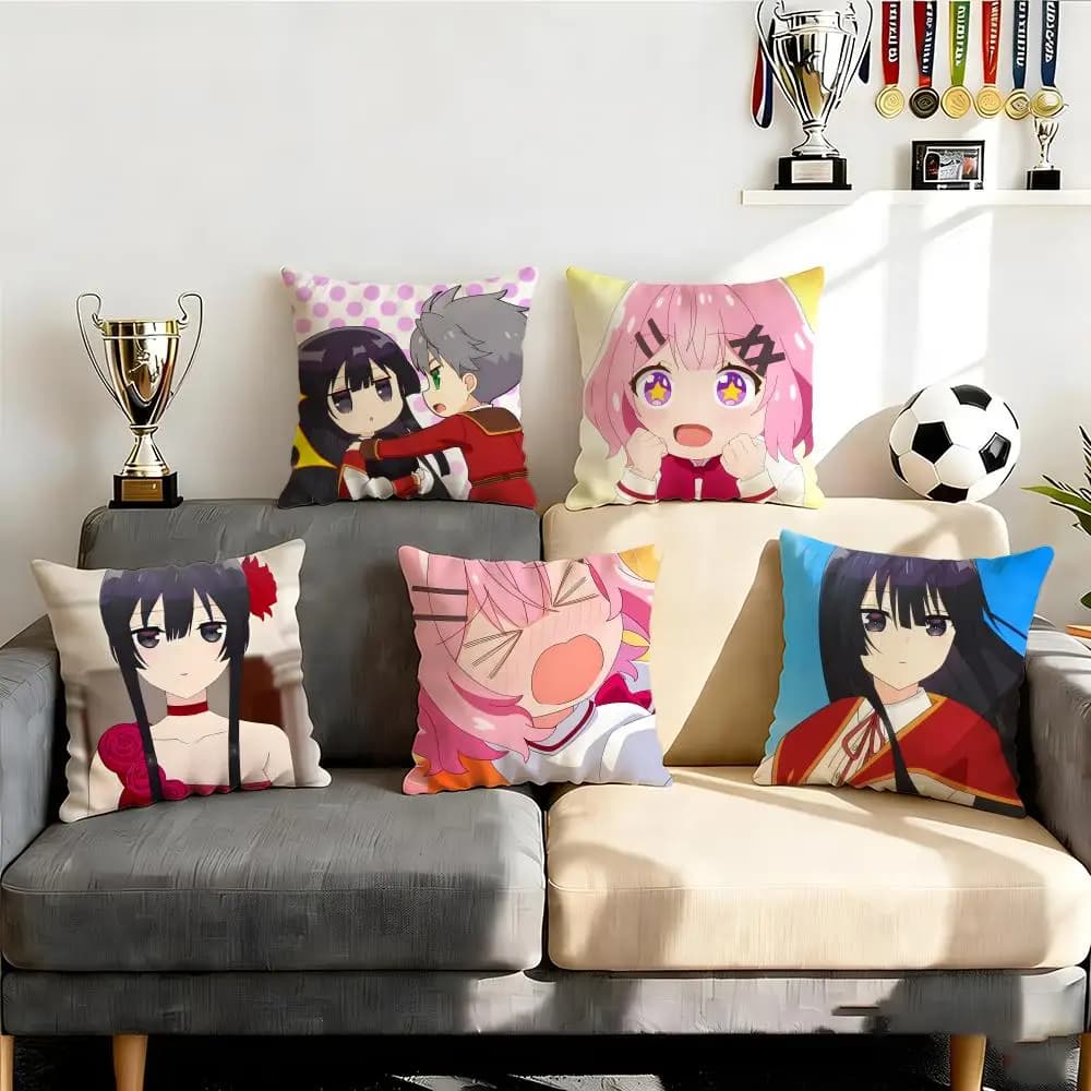Fantasy Villainess Level 99 Set of pillow covers 4 pieces 50x50 45x45 40x40 Decorative cabinet for sofa Home decor