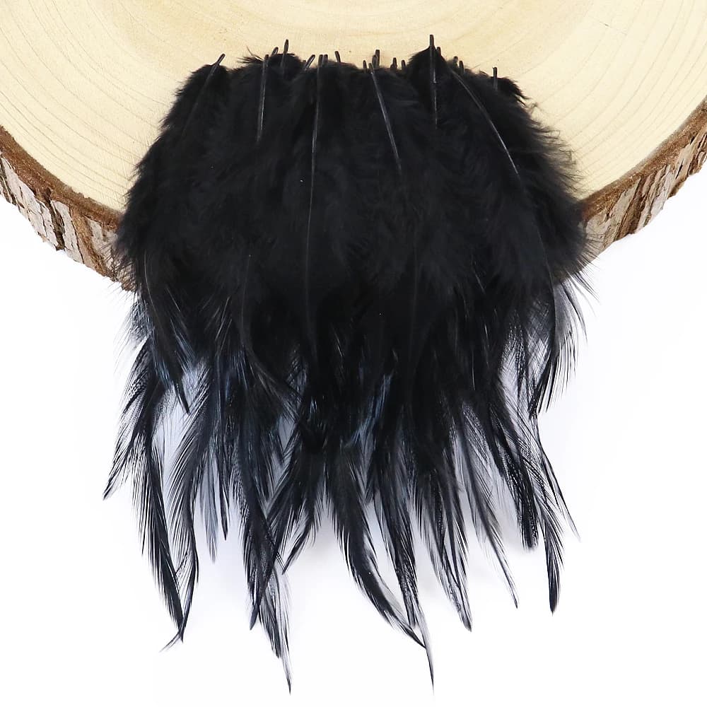 50Pcs Natural Rooster Feather 3-8 Inch Plumes Wedding Dress Decoration Dream Catcher Fly Tying DIY Craft Jewelry Making