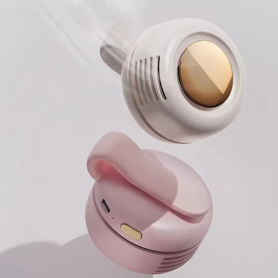 Mini ventilatore portatile Ventilatore da vita indossabile con clip Ventilatore elettrico senza lama ricaricabile portatile per piccolo ventilatore di raffreddamento estivo all'aperto
