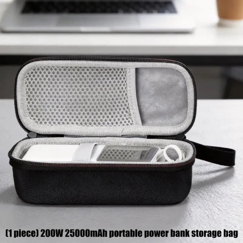 Ampio supporto EVA per custodia Powerbank da 200 W 25000 mAh PB728 Design con comoda maniglia Durata migliorata D2RC