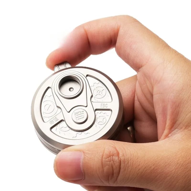 Metallo EDC Fidget Giocattolo Dadi Moneta Anti Ansia Spinner Suono nitido Giocattolo di decompressione in metallo Sollievo dallo stress Spinner a mano Giocattoli per adulti