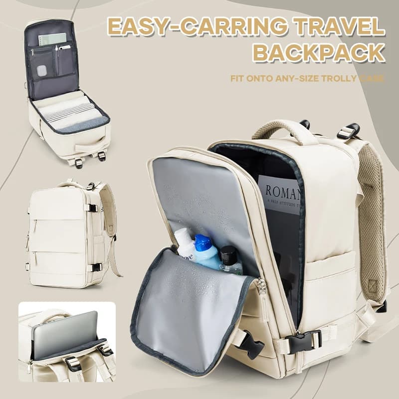 Zaino da viaggio grande per donna, Ryanair 40x20x25 Borsa da cabina Zaino per laptop Borsa da lavoro Borsa da esterno, Zaini per il ritorno a scuola