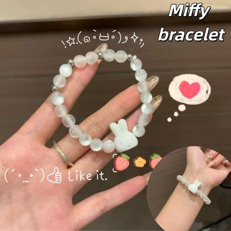 Miffy Wrist Jewelry for Women, Delicate & Minimalist Luxury Bracelet, Perfect Birthday Gift for Bestie & Girlfriend