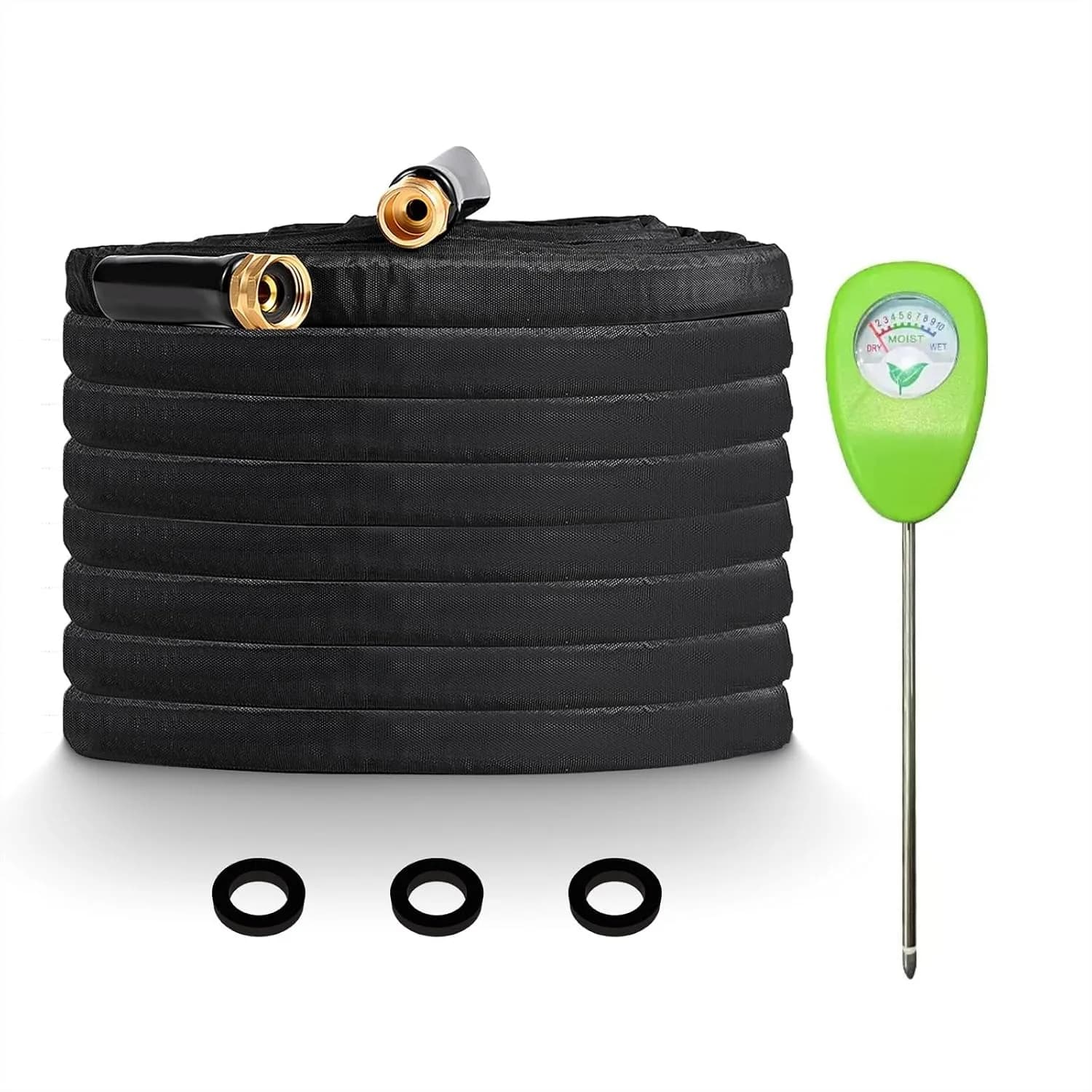50FT Lightweight Garden Hose with Leak-Proof Fittings for Yard and Lawn Care