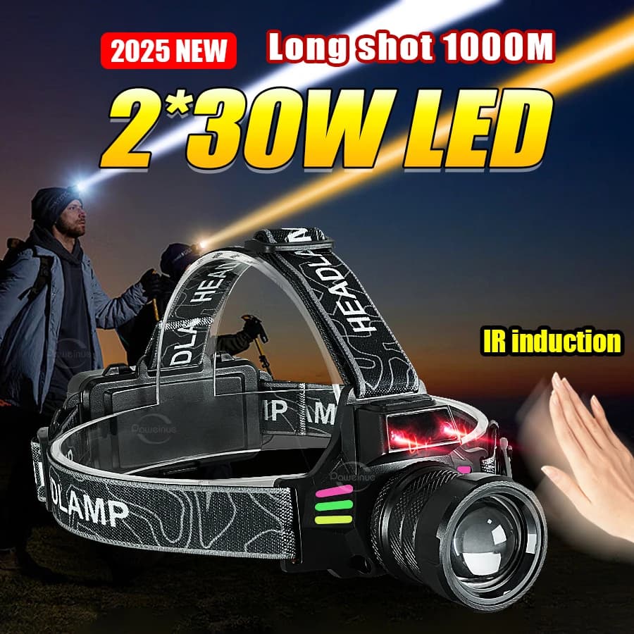 26000000lm Feeli a LED ricaricabili ricaricabili luci ricaricabili luci bianche/gialle