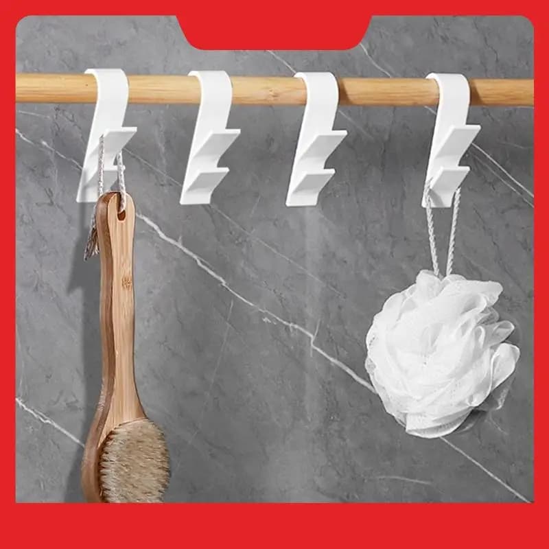 Kitchen Bathroom hanger Clips Storage rack Heated clothes towel Radiator Binary Dresses Scarf Hooks Support Durable B