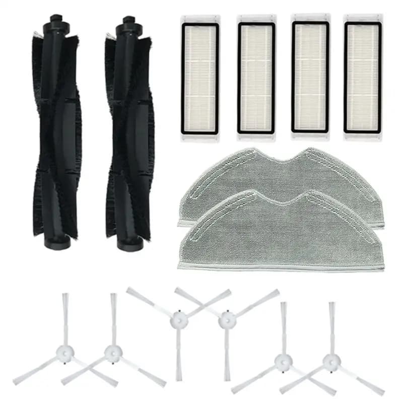 Set di Accessori ABUL-1 per Robot Aspirapolvere Qihoo 360 S5 S7 S7 Pro: Spazzola Principale, Spazzola Laterale, Filtro HEPA di Ricambio