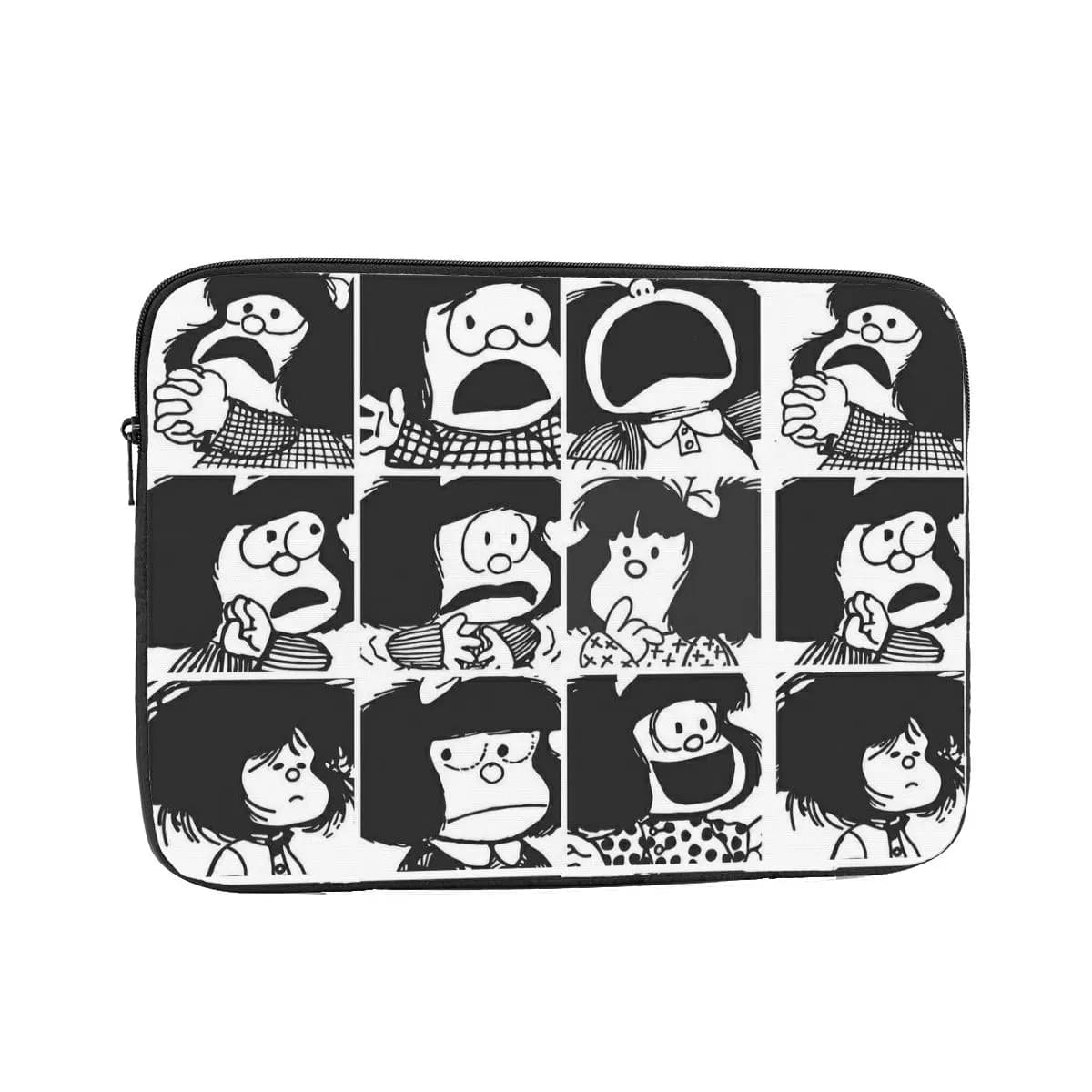 Custodia per laptop Mafalda Collage 12 13 15 17 pollici Custodia per notebook Kawaii carina Custodia antiurto