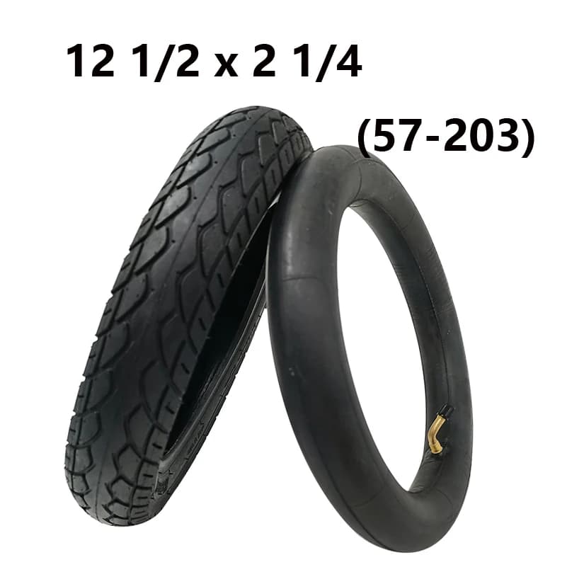 (57 -203)12 1/2 X 2 1/4 per passeggino bici Urban Many Set di pneumatici per scooter elettrico a gas Pneumatico con tubo da 12 pollici 12 1/2X2 1/4