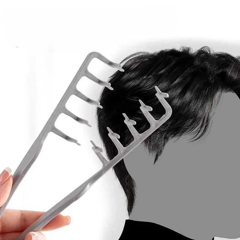 1/2 pieces volumizing hair comb wide teething tools to curl soft texture for man ideal for all hair types hairstyle tools
