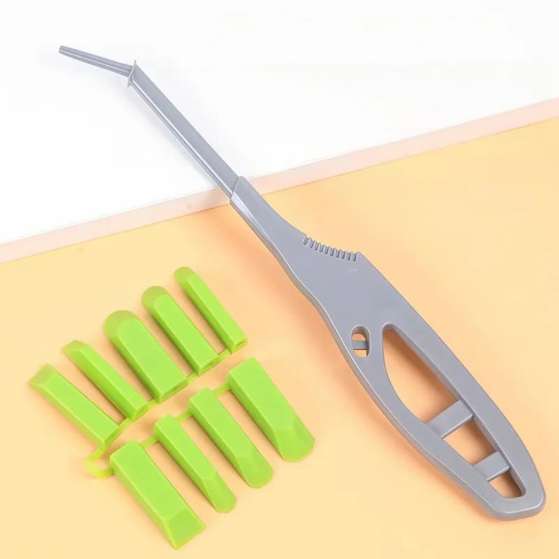 9 in 1 Glass Glue Angle Scraper Smoothing Trimming Edge Cleaning Residual Glue Tile Seam Special Tool Multi-Angle Caulk Tool