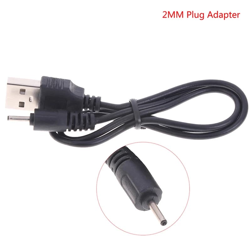 50 centimetri Per Nokia CA-100C Piccolo Pin Cavo del Caricatore USB 2mm Spina Del Telefono Adattatore 2.0mm Spina Adattatore Cavo del Caricatore Del Telefono 5V 600mA