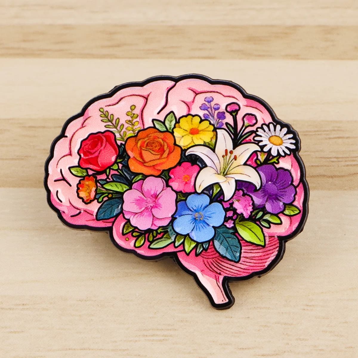 Spilla smaltata a tema cervello, distintivi medici per zaino, spille da donna, spille da risvolto per cappello, accessori cosplay, regali per medici e infermieri