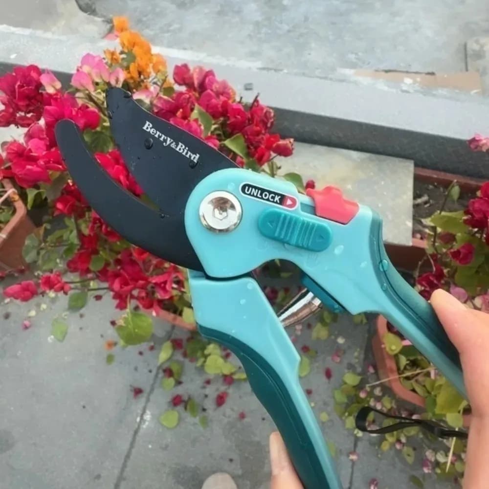 Professional Pruning Shears Portable SK5 Carbon Steel Garden Scissors For Branches Flowers And Fruit Trees Adjustable Design