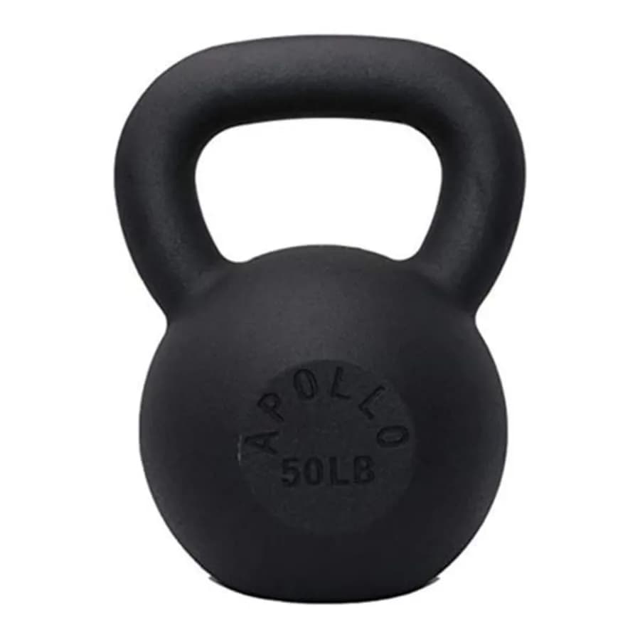 Kettlebells in solid cast iron 50 pounds, ideal for strength training, build muscles