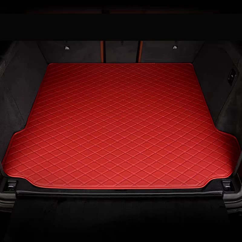 Durevole Personalizzato In Pelle Colorata Bagagliaio di Un'auto Zerbino Per Volkswagen VW ID7 2023 2024 2025 Auto Tappeto Accessorio Parti Interne