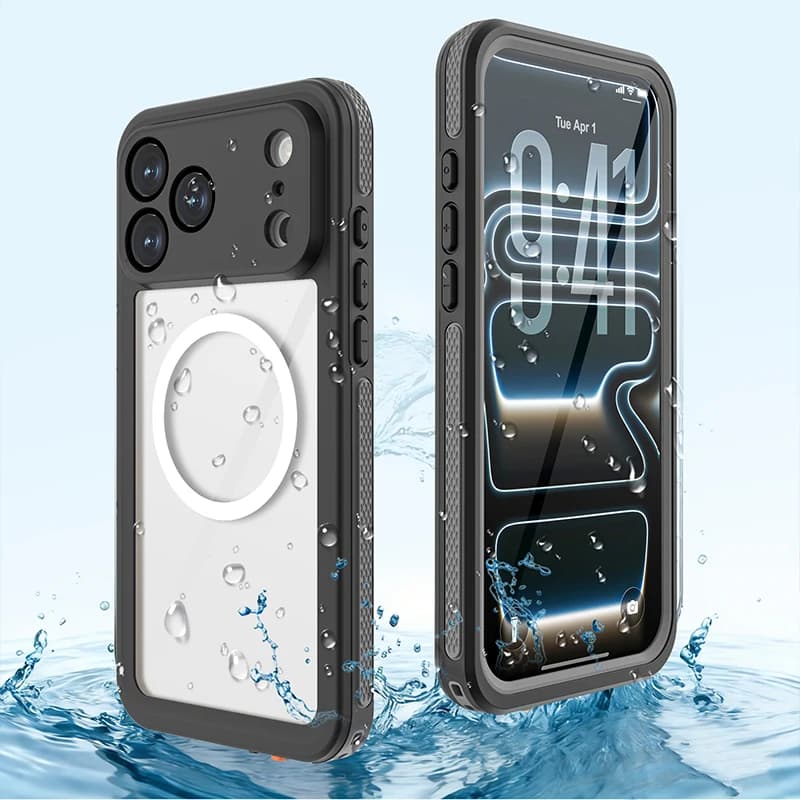 Waterproof IP68 Case for iPhone 17 Pro Max 17 Air, Full Protection, Robusta, Anti-Polvere for Snorkeling and Swimming