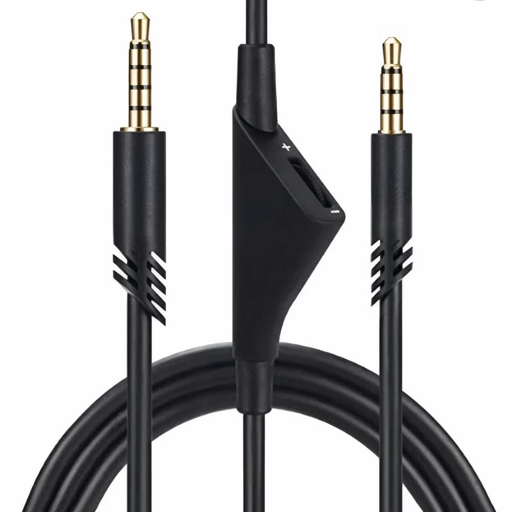 Cavo Audio Aux da 2,0 m/6,5 Piedi con Controllo Volume e Jack da 3,5 mm per Cuffie Gaming Astro A10 A30 A40 A50