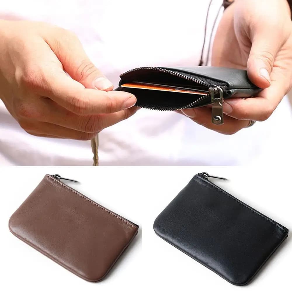 Portable Ultra Soft Coin Purse Lightweight Waterproof Mini Wallet Retro Lipstick Storage Bag Small Items Storage