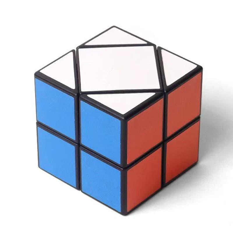 Domino Skewb Cubi di Velocità 2x2x2 Sensoriale Silenzioso Agitarsi Giocattoli per Autismo ADHD Ansia Bambini Adolescenti Ragazzi Ragazze Regali Educativi