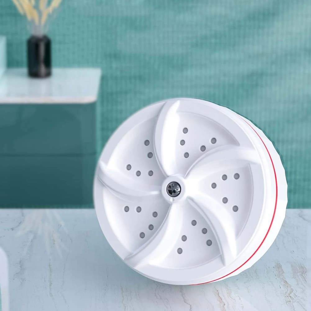 Mini Lavatrice Portatile USB, Lavatrice Turbo per Biancheria Intima e Calzini, Mini Lavatrice Ultrasonica Turbo per Casa e Viaggio