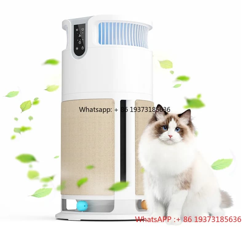 Purificatore d'Aria Mini per Animali Domestici con Logo Personalizzato, WIFI, Carbone Attivo, Filtro HEPA H13 per Casa e Animali