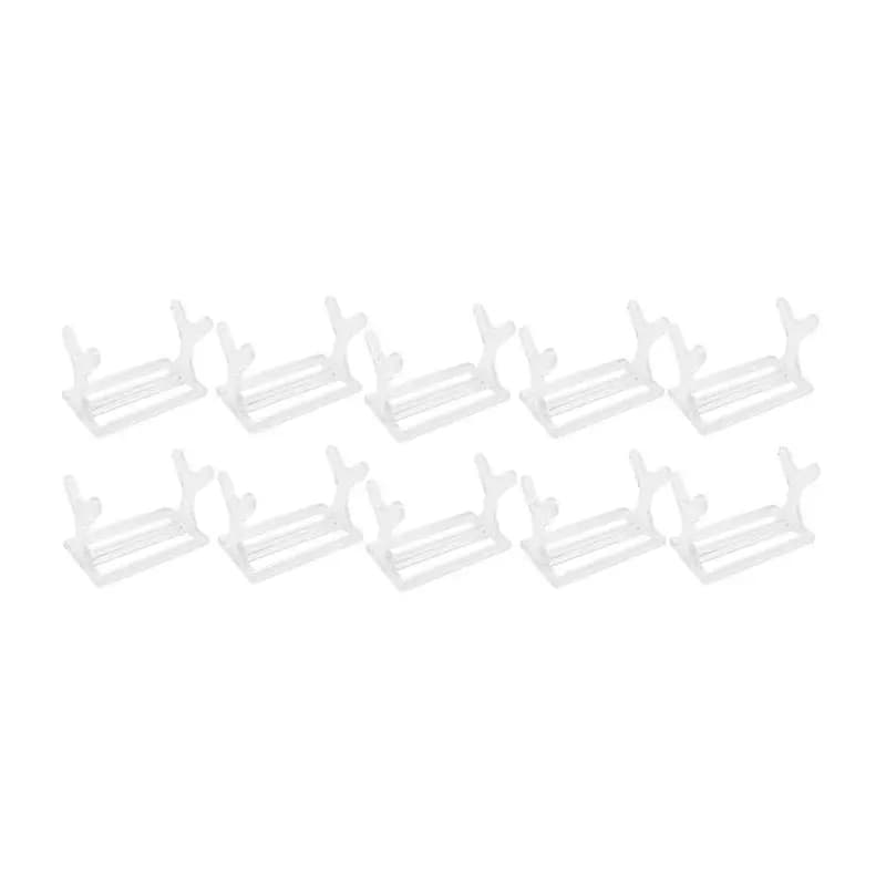 AEB0-10PCS Clear Fishing Lure Display Stand,Acrylic Fishing Lure Display Stands, Fishing Reel Fishing Lure Display Stand
