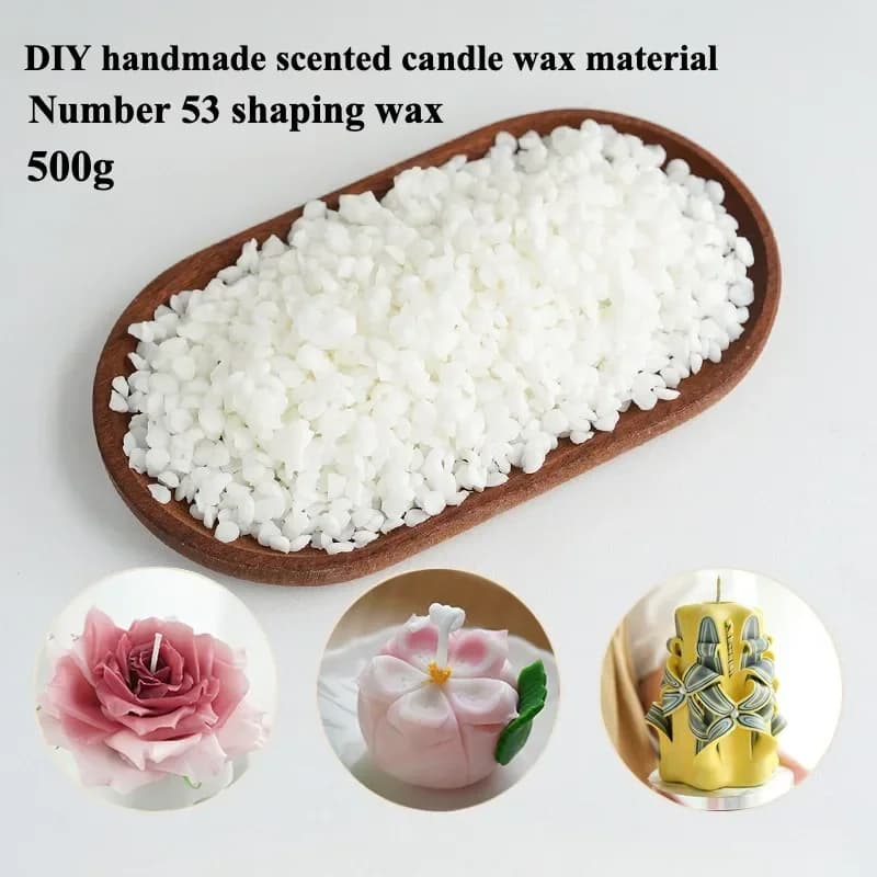 500g fai da te candela profumata Materia prima n. 53 cera modellante fatta a mano frutta/fiore di cera d'api incidere carta arte candela fare Materia