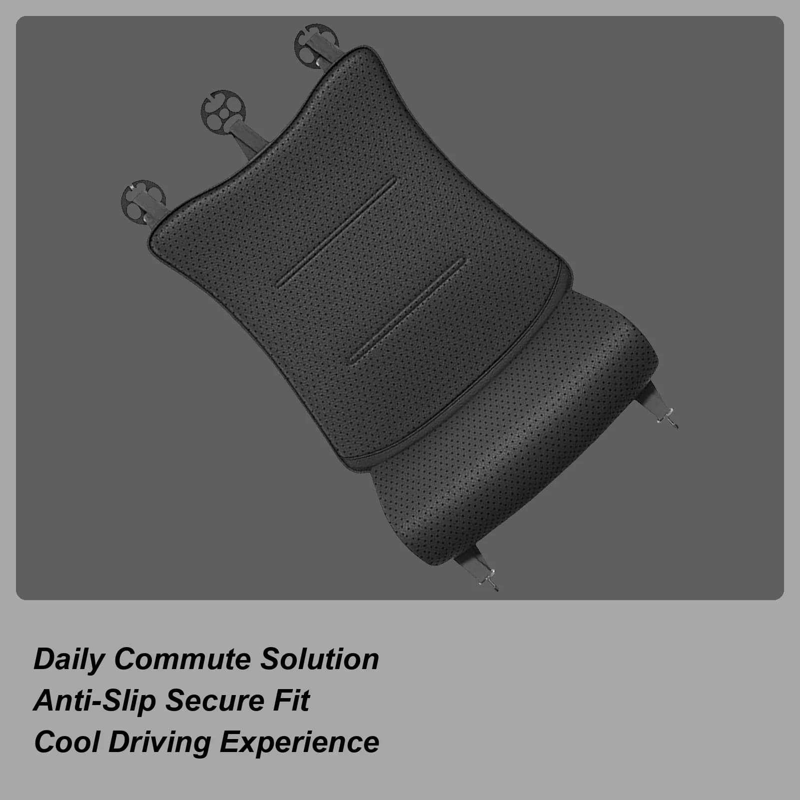 Cuscino per seggiolino auto Cuscini per seggiolino auto per la guida Supporto per le gambe Cuscino ergonomico Cuscini per sedie per viaggi a casa Camion Berlina SUV RV Road