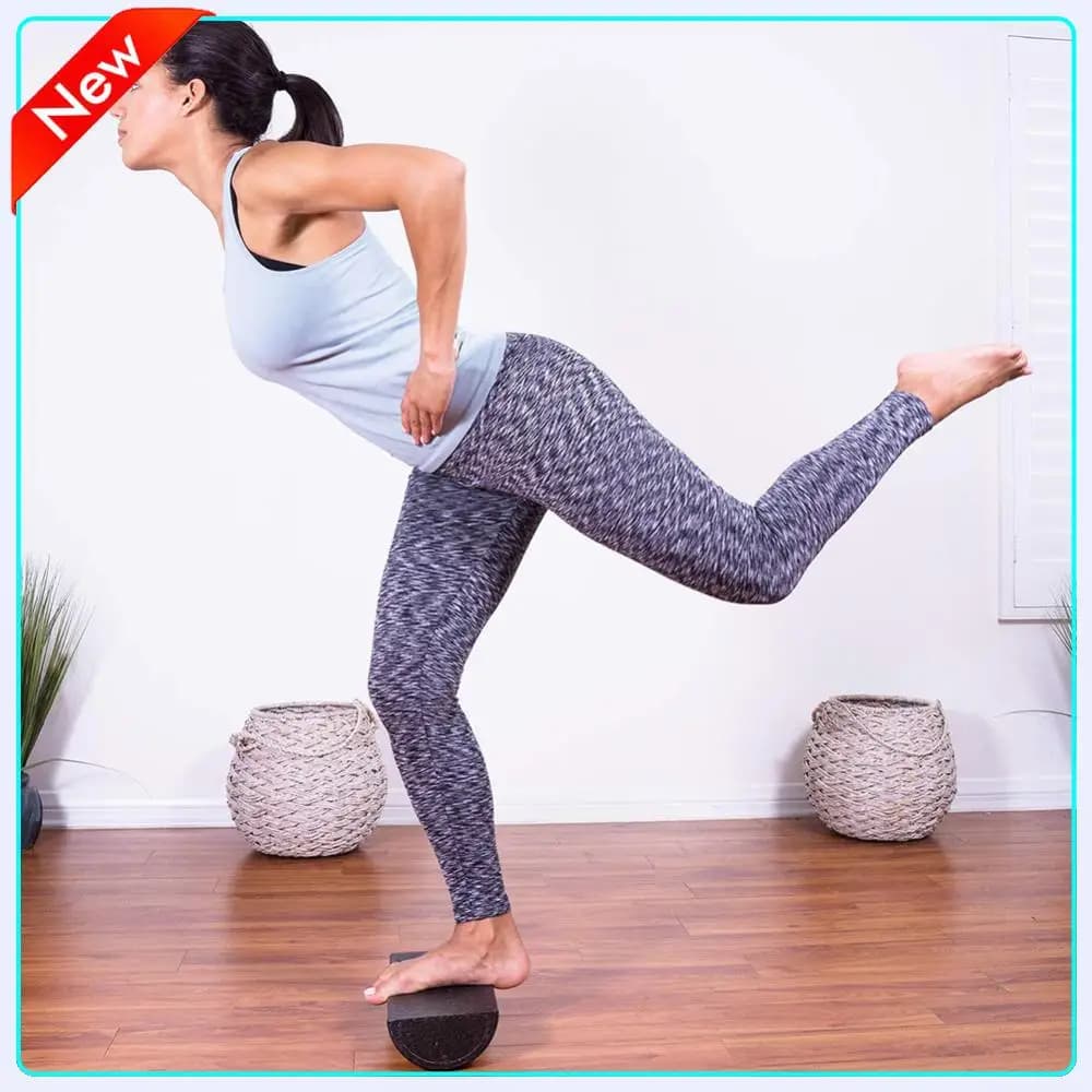 Half Ball Balance Training Roller, Muscle Relaxation, Ginnic Massage, Foam Roller for Pilates and Sport
