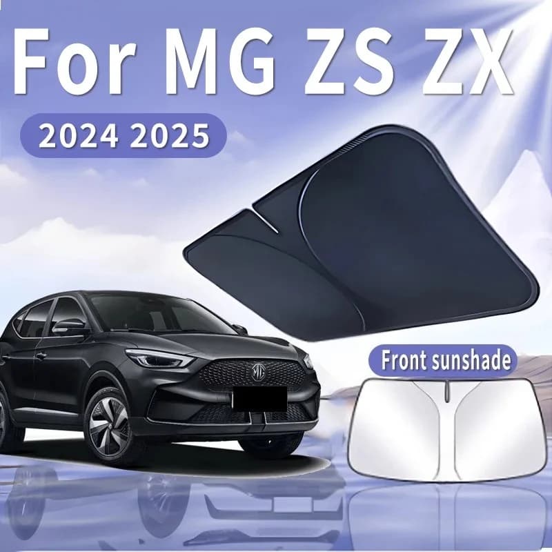 Parasole Pieghevole per Auto MG ZS ZX 2024 2025, Protezione Termica per Parabrezza Anteriore, Accessori Auto Estivi