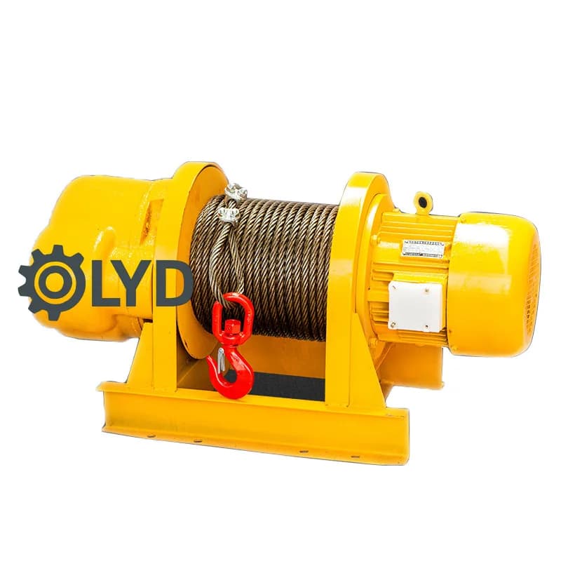 1-5T Standard Heavy Winch Home Building Marine Wire Rope Hoist Inline Winch Handling Equipment