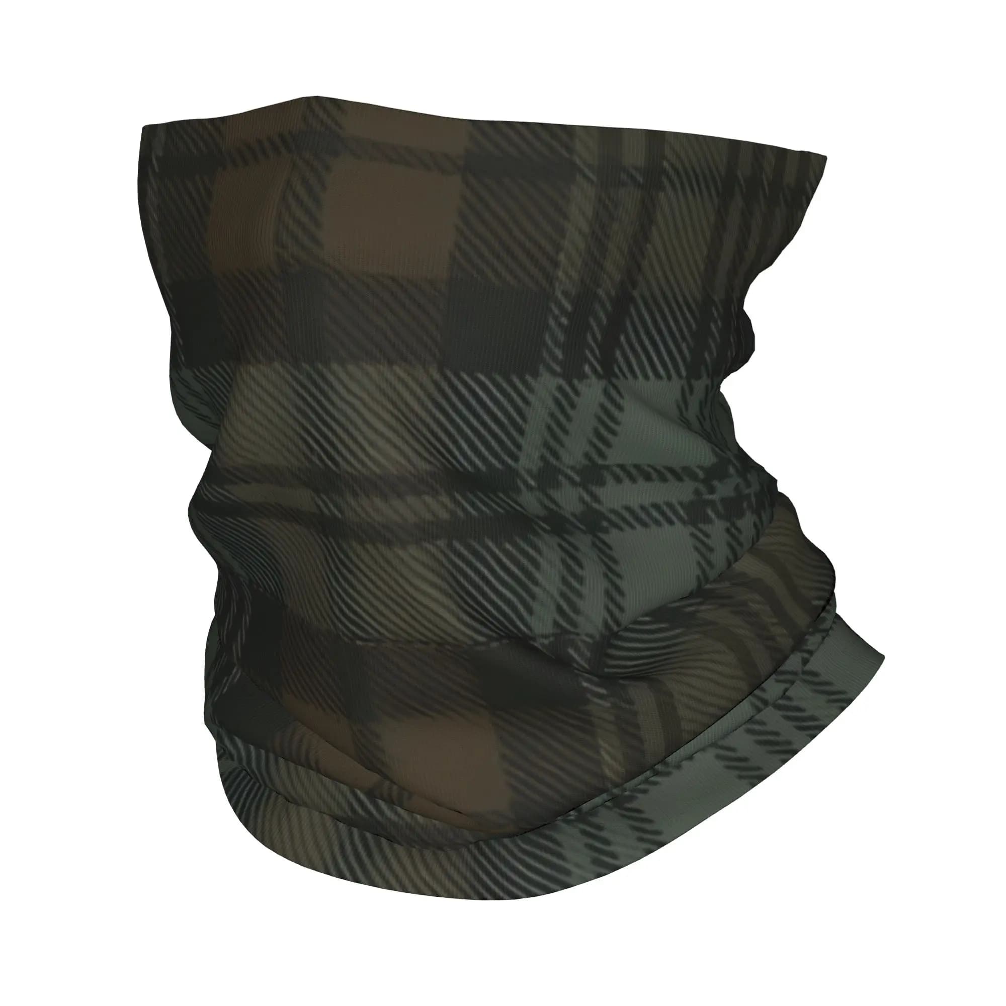 Black Watch Weathered Original Bandana Gaiter Club Scottish Tartan Maschera per il viso da escursionismo per adulti per tutte le stagioni