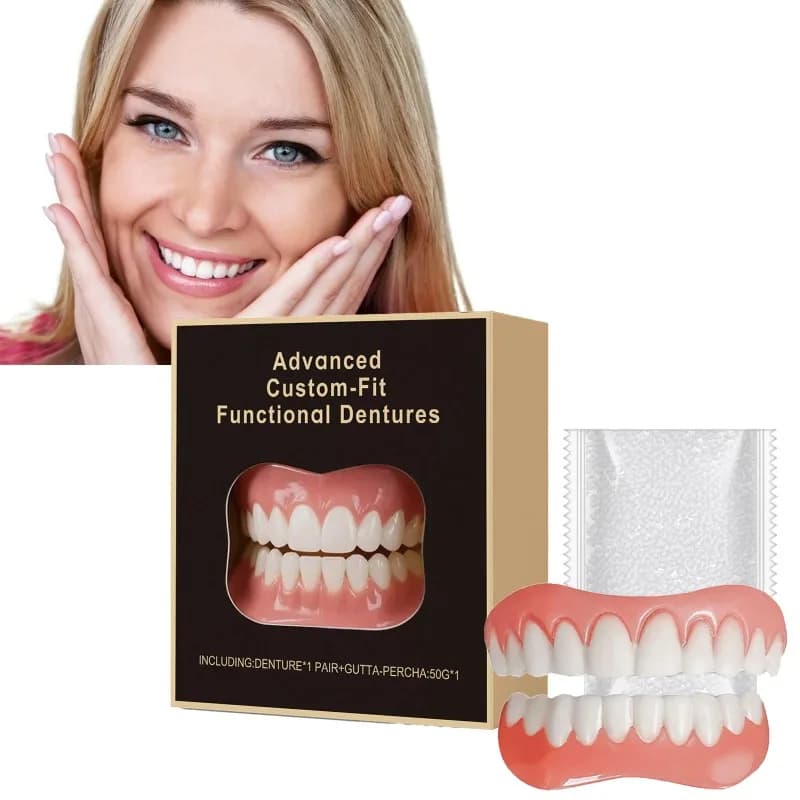 New Soft Silicone Dentary Protective Kit, Superior and Lower Tooths Set, Easy to Use, Comfort and Adaptability, Dentale Care Accessories