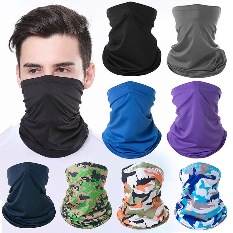 Sciarpe da trekking Sciarpa sportiva da ciclismo all'aperto Bandana Protezione UV Traspirante Pesca Viso Collo Tubo Copricapo Ghetta avvolgente