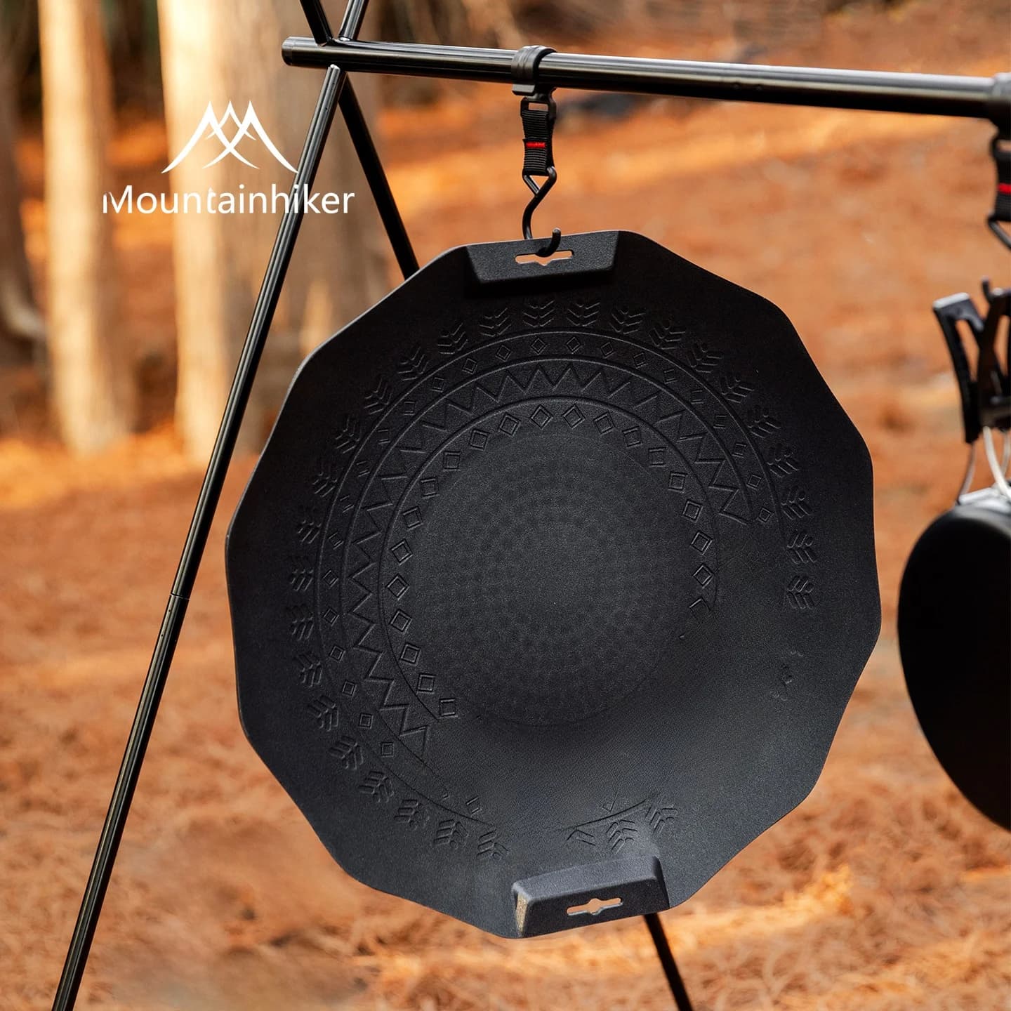 Outdoor Camping Barbecue Plate, Stone Plate for Grilling, Korean Style Iron Plate, Chinese Brand No Model